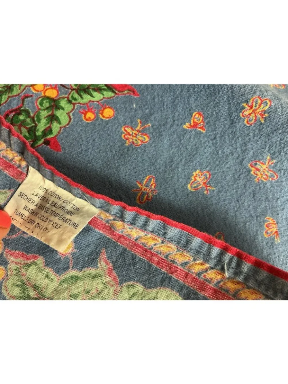Floral Table Napkins Country Cottage Lot of 5